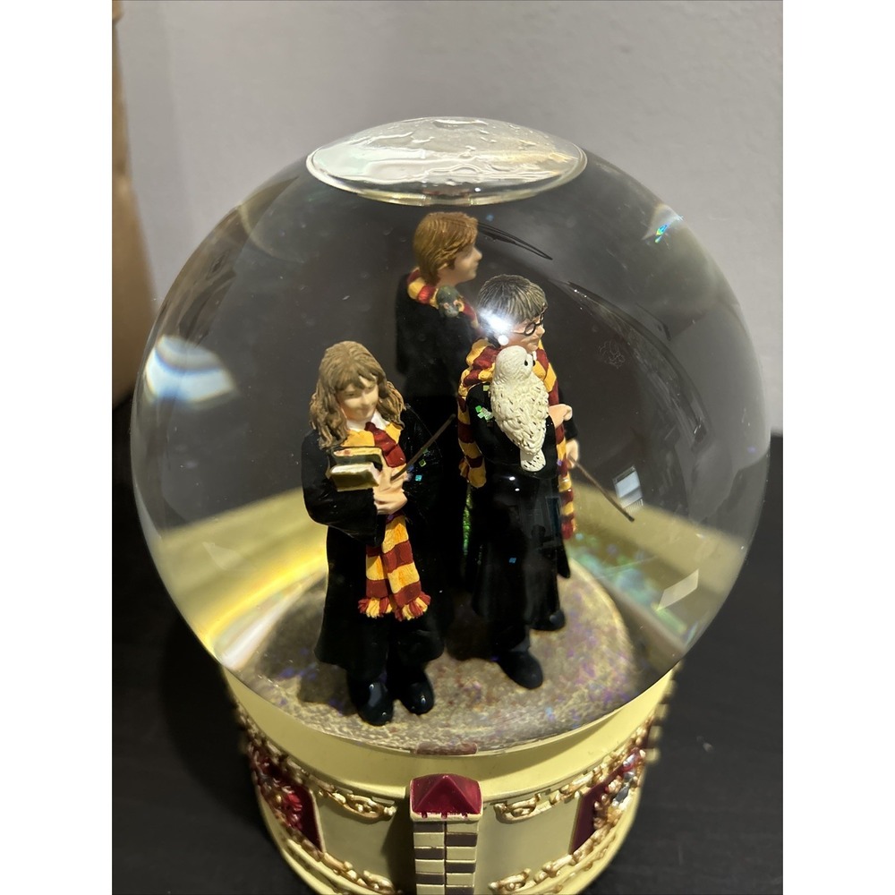 Harry Potter Trio San Francisco Music Box Waterglobe Hermione Ron "Hedwigs Theme - Picture 8 of 17
